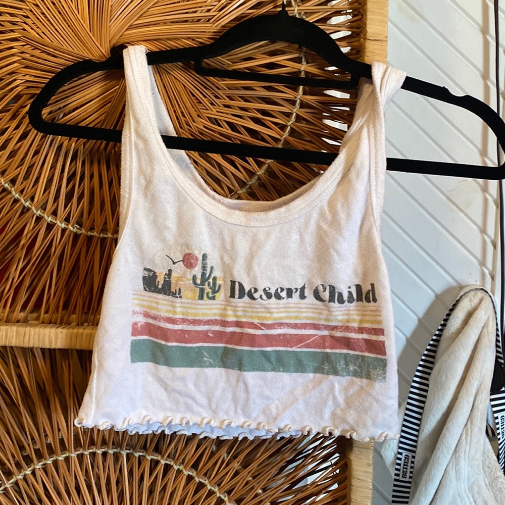 Grayson threads crop top off white